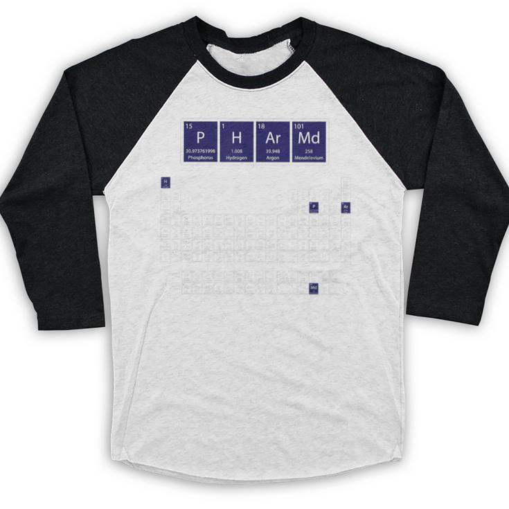 PharmD Pharmacy School Graduation Baseball Raglan Shirt