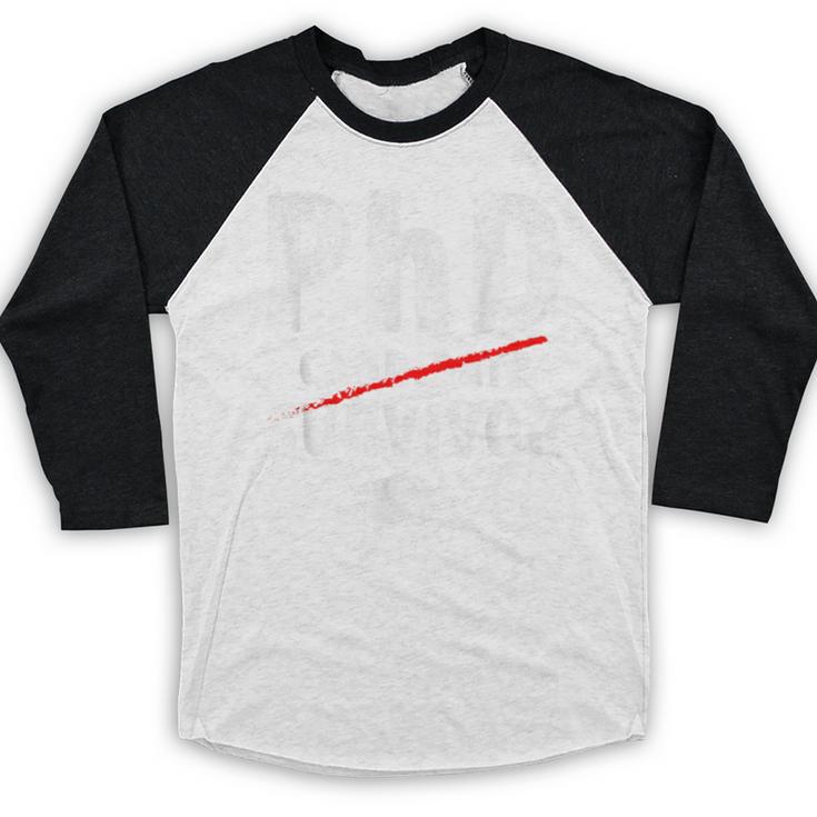 PhD Candidate Survivor PhD Graduation Baseball Raglan Shirt