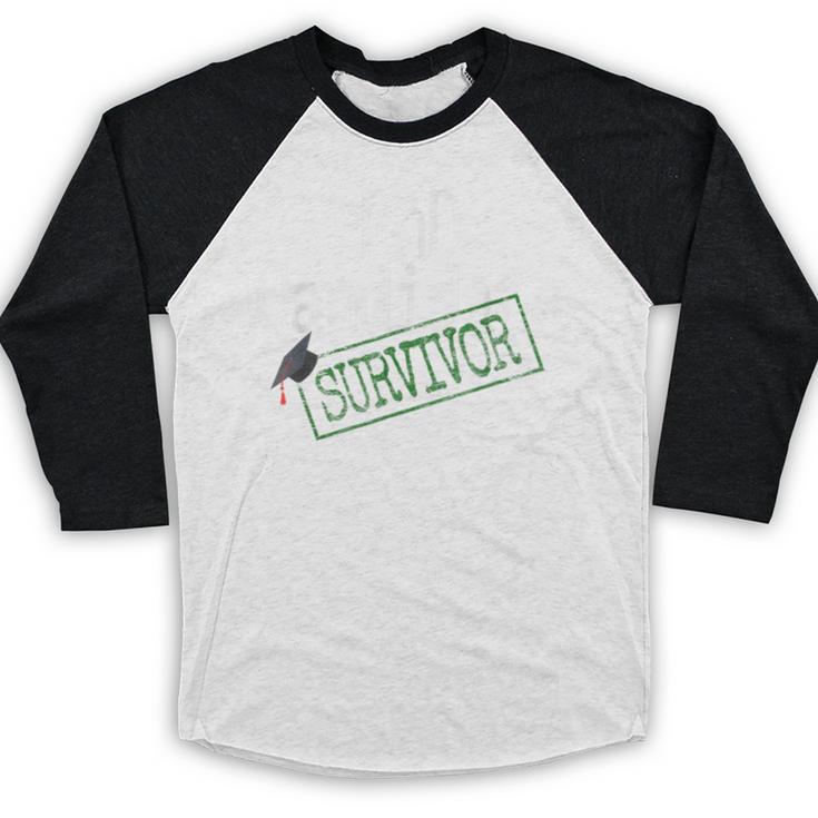 PhD Candidate Survivor Medical Doctors Graduation Doctor Baseball Raglan Shirt