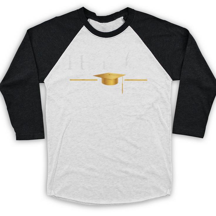 PhD Doctorate Graduation For PhD Student Graduate Degree Baseball Raglan Shirt