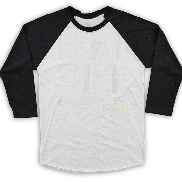PhD Phinished 2018 PhD Graduation Tshirt Baseball Raglan Shirt