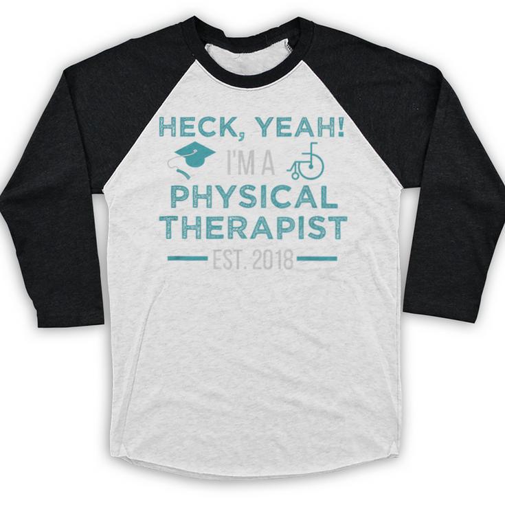 Physical Therapy Graduation Shirt PT Student DPT Grad Baseball Raglan Shirt