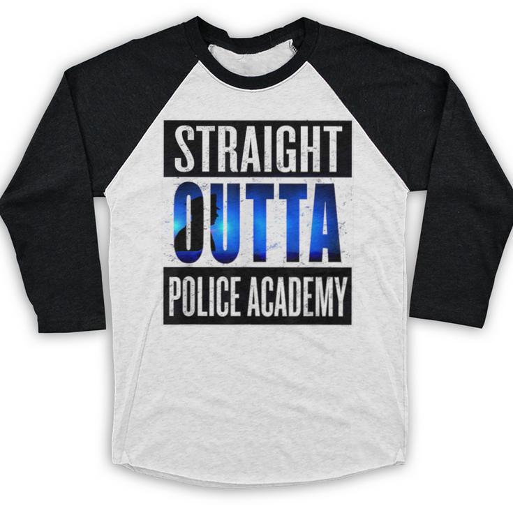 Police Academy Shirt Police Officer Graduation Baseball Raglan Shirt