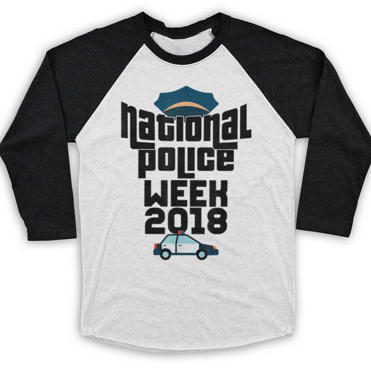 Police Officer National Week T-Shirt Graduation 2018 Baseball Raglan Shirt