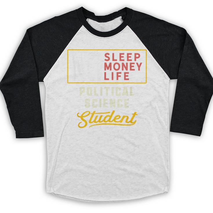 Political Science Major Student Shirt Graduation Baseball Raglan Shirt