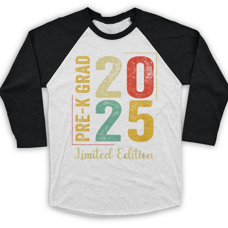 Pre-K Grad 2025 Pre-K Kids Prek Graduation Baseball Raglan Shirt