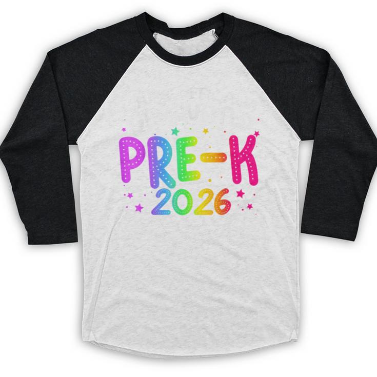 Pre-K Graduation Class Of 2026 Pre-K Graduated 2026 Baseball Raglan Shirt