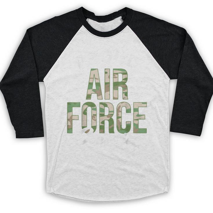 Proud Air Force Cousin Deployment Homecoming Graduation Baseball Raglan Shirt