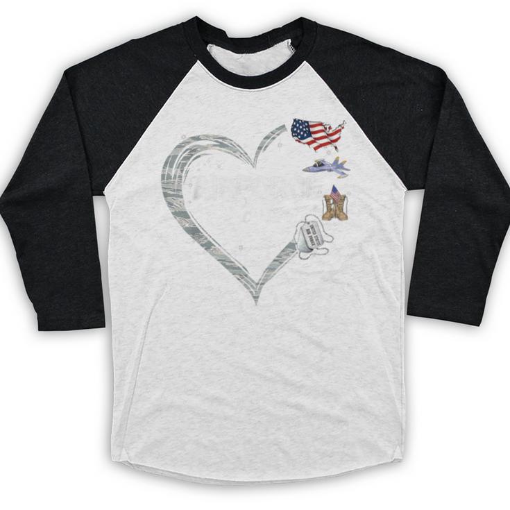 Proud Air Force Cousin Air Force Graduation Cousin USAF Baseball Raglan Shirt
