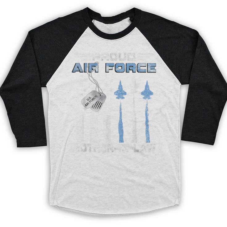 Proud Air Force Mother-In-Law US Air Force Graduation Baseball Raglan Shirt