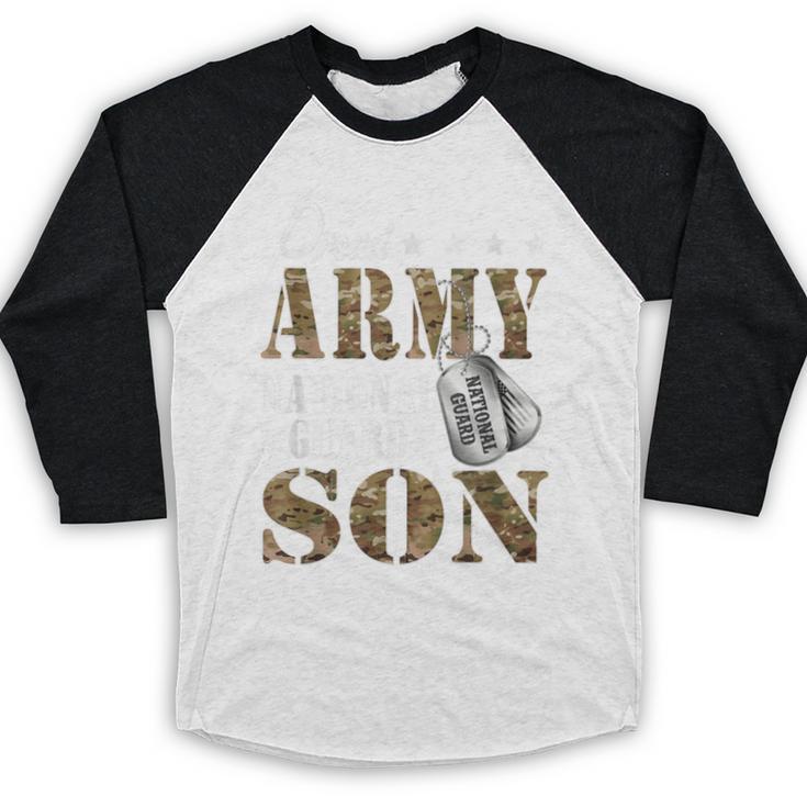 Proud Army National Guard Son National Guard Graduation Baseball Raglan Shirt