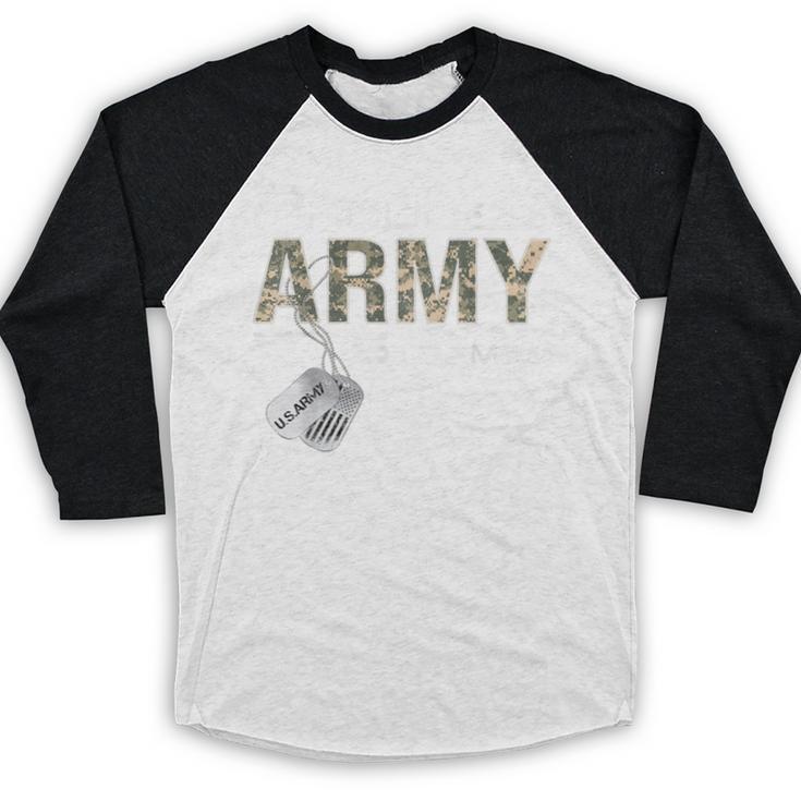 Proud Army Stepmom Army Graduation Stepmom US Army Stepmom Baseball Raglan Shirt