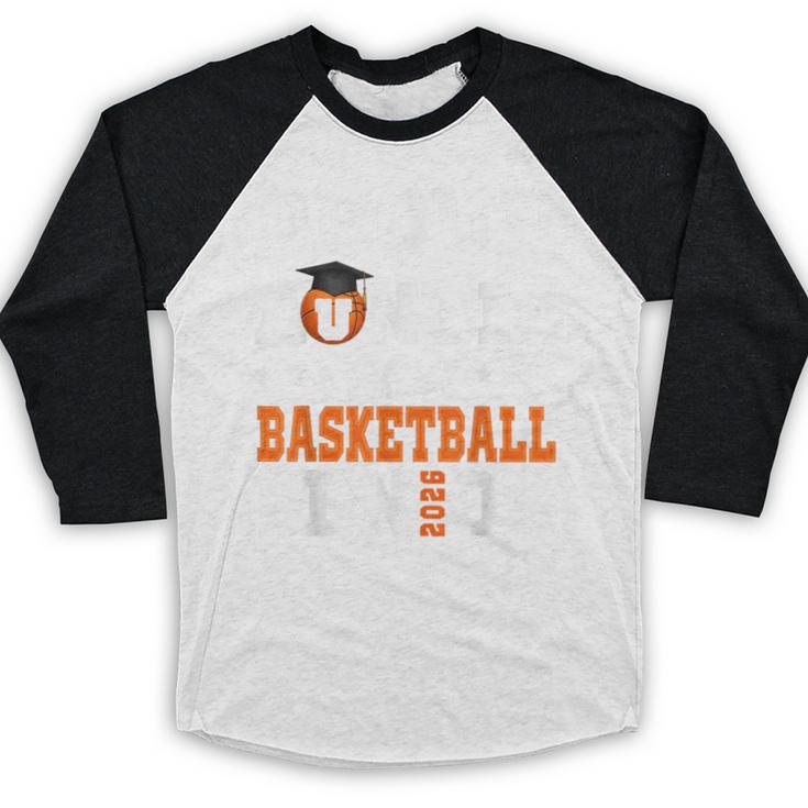 Proud Auntie Of a Basketball Senior 2026 Graduation Gifts Baseball Raglan Shirt