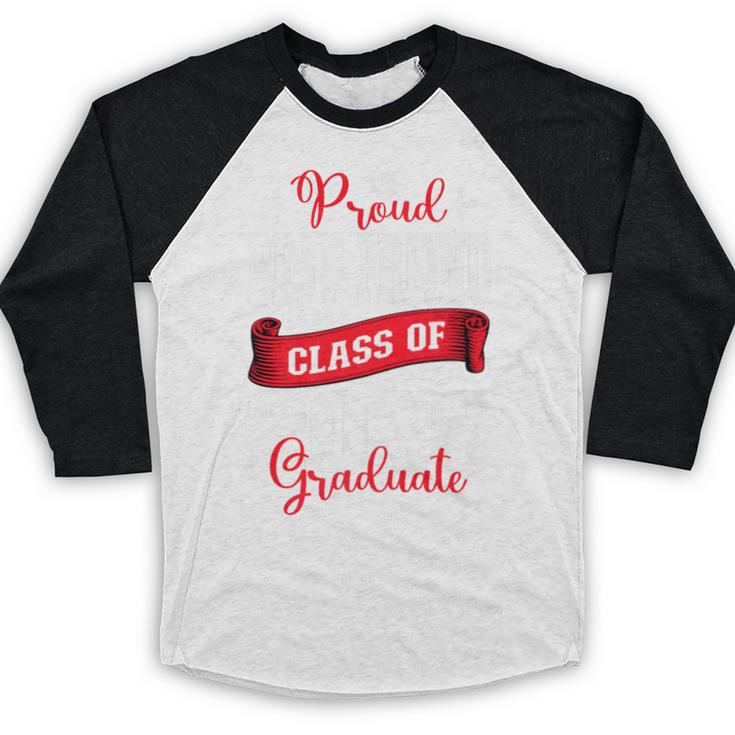 Proud Best Freind Of a Class Of 2026 Graduate For Graduation Premium Baseball Raglan Shirt