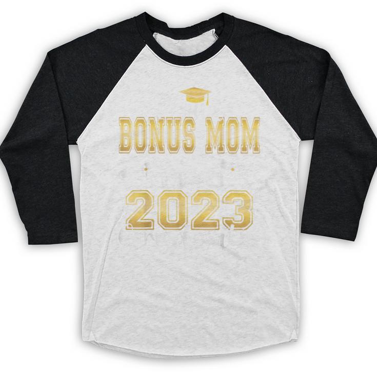 Proud Bonus Mom Of Two 2023 Graduate Class 2023 Graduation Baseball Raglan Shirt