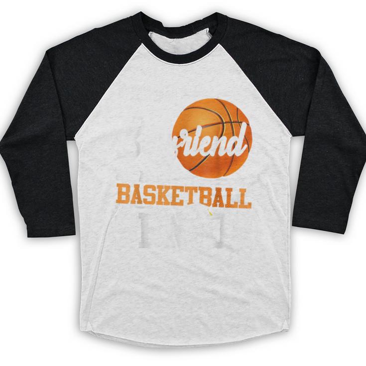 Proud Boyfriend Of A 2025 Senior Graduation Basketball Baseball Raglan Shirt