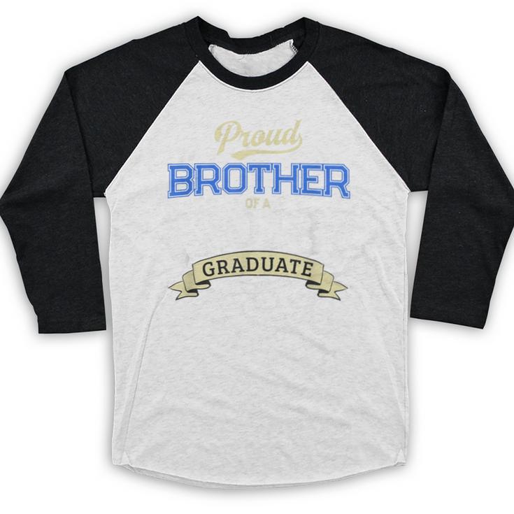Proud Brother Of 2018 Graduate Shirt Graduation Grad Baseball Raglan Shirt
