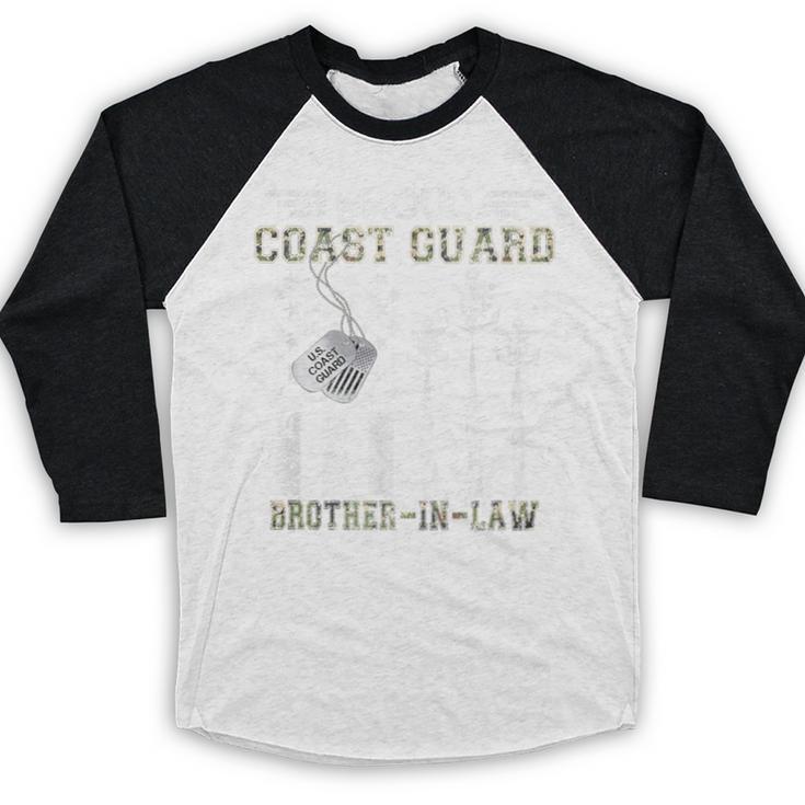 Proud Coast Guard Brother-In-Law US Coast Guard Graduation Baseball Raglan Shirt