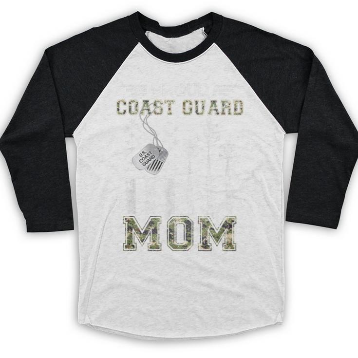 Proud Coast Guard Mom US Coast Guard Graduation Mom Baseball Raglan Shirt