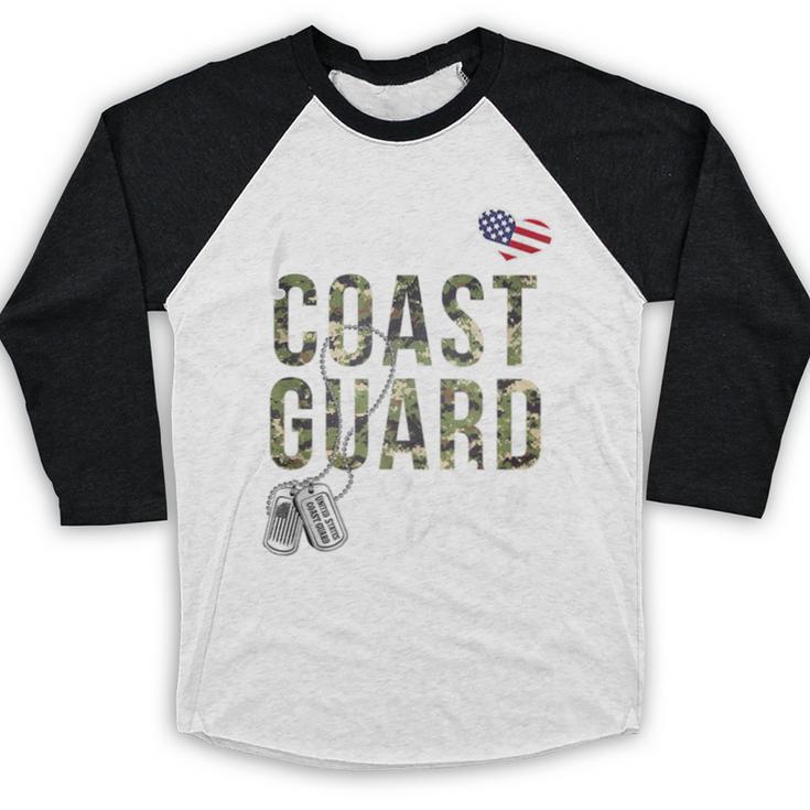 Proud Coast Guard Sister US Coast Guard Graduation Sister Baseball Raglan Shirt