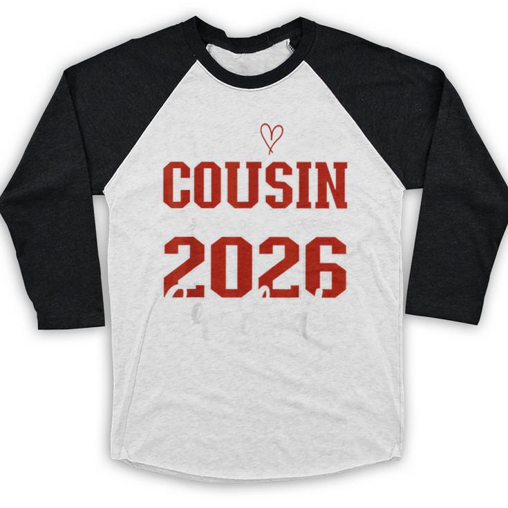 Proud Cousin Of a Class Of 2026 Graduate Senior Graduation Baseball Raglan Shirt