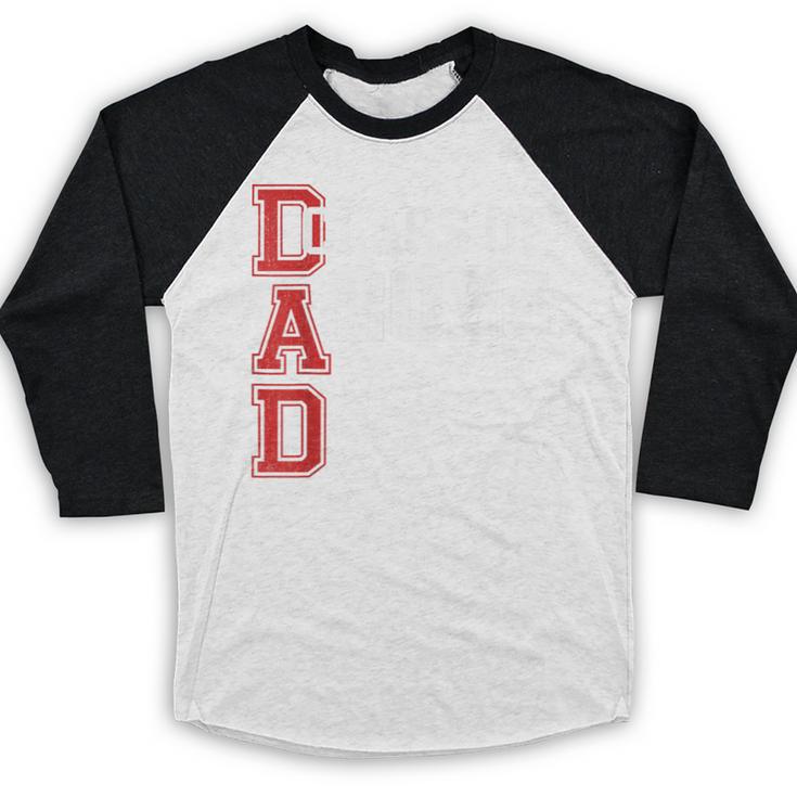 Proud Dad Of A 2026 Graduate Grad Senior Father Graduation Baseball Raglan Shirt
