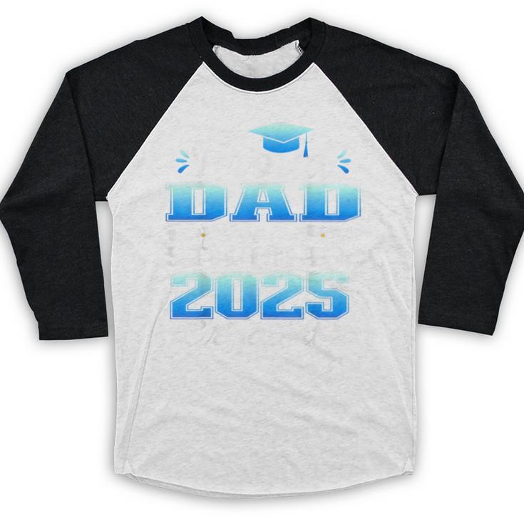 Proud Dad Of 5th Grade Graduate 2025 Elementary Graduation Baseball Raglan Shirt
