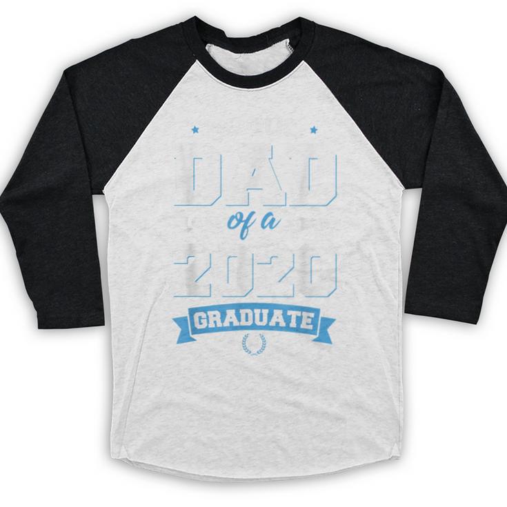 Proud Dad Of A Class Of 2020 Graduate TShirt Graduation Baseball Raglan Shirt