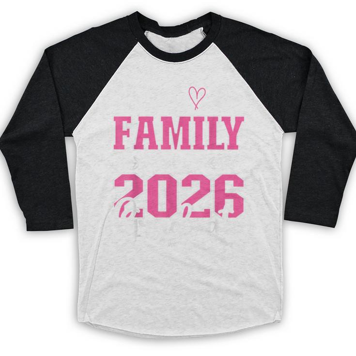 Proud Family Of a Class Of 2026 Graduate For Graduation Baseball Raglan Shirt