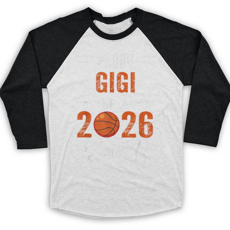 Proud GIGI Of 2026 Senior Basketball Student Graduation Baseball Raglan Shirt
