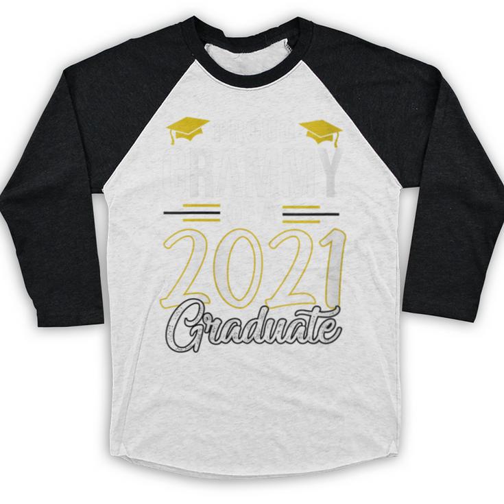 Proud Grammy Of A 2021 Graduate Graduation Clothes MBA PhD Baseball Raglan Shirt