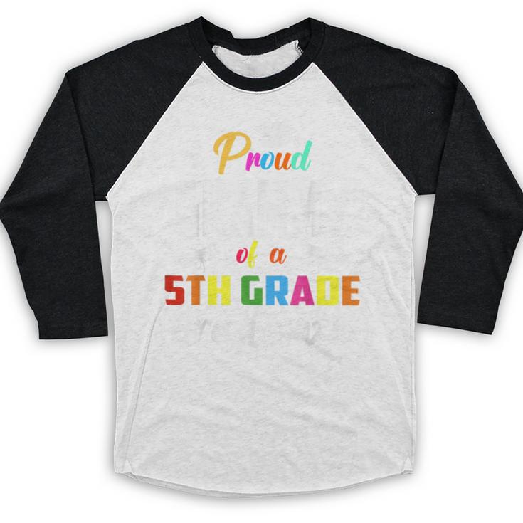 Proud GRAMMY Of A 5th Grade Graduate Graduation 2024 Senior Baseball Raglan Shirt