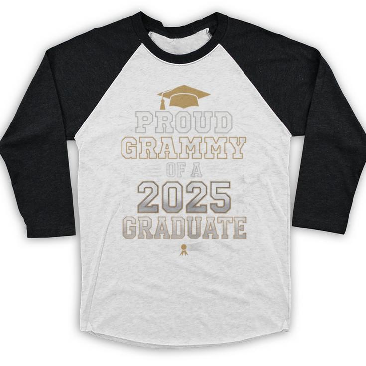 Proud Grammy Of A Class Of 2025 Graduate Senior Graduation Baseball Raglan Shirt