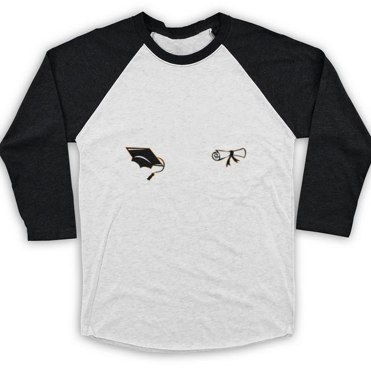 Proud Grandma Of A 2025 College Graduate Graduation Baseball Raglan Shirt