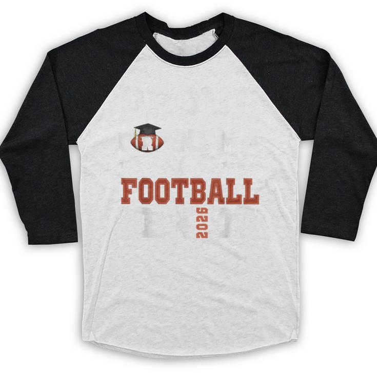 Proud Grandma Of a Football Senior 2026 Graduation Baseball Raglan Shirt
