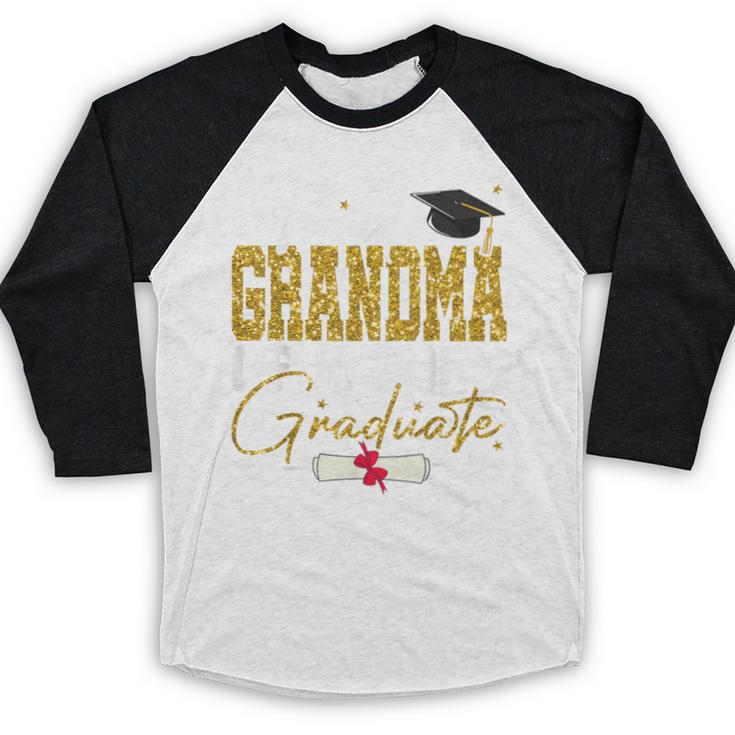 Proud Grandma Of Senior 2026 Graduate Family Graduation 2026 Baseball Raglan Shirt