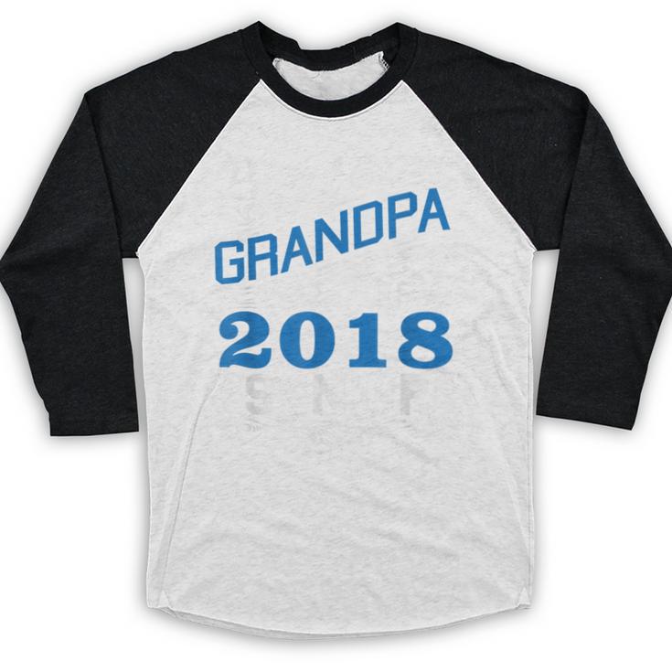 Proud Grandpa Of 2018 Senior T-Shirt Student Graduation Baseball Raglan Shirt