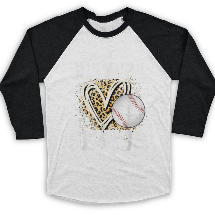 Proud Grandpa Of A 2026 Senior Baseball Graduation Leopard Baseball Raglan Shirt