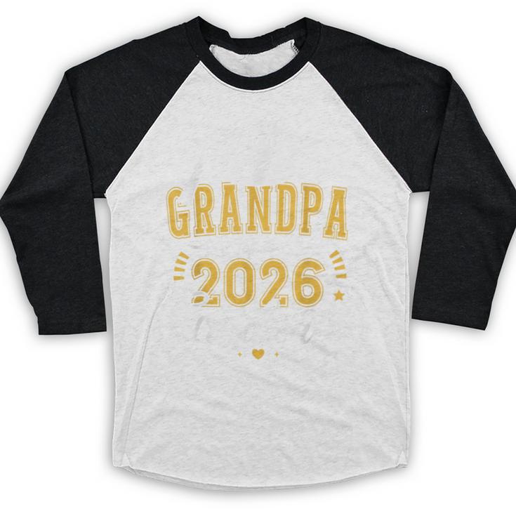 Proud Grandpa Of a Class Of 2026 Graduate For Graduation Baseball Raglan Shirt