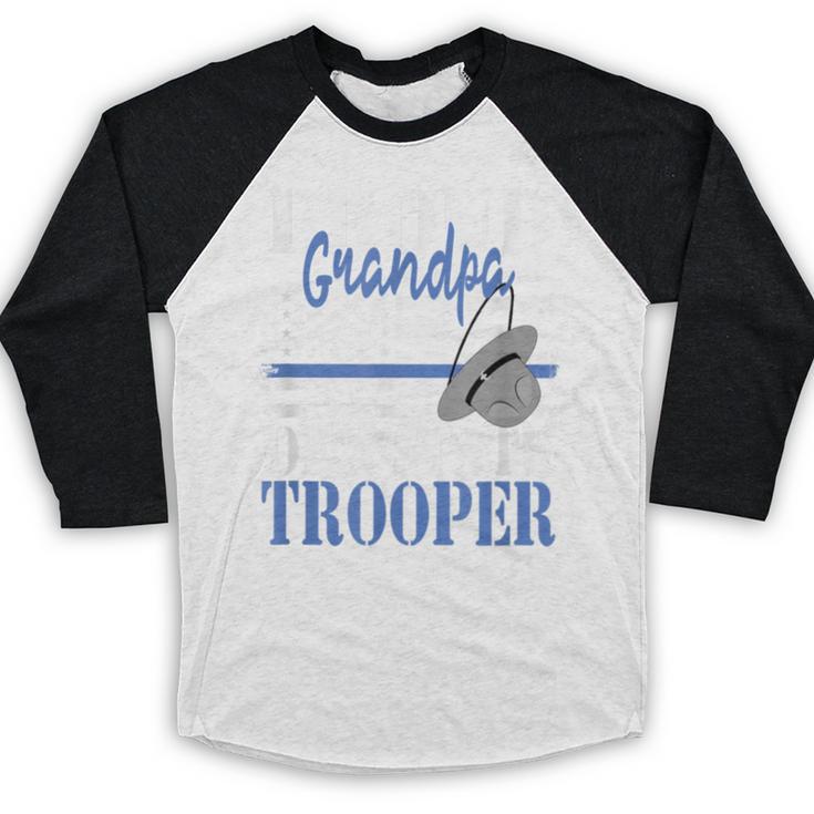 Proud Grandpa Of a State Trooper Police Officer Graduation Baseball Raglan Shirt