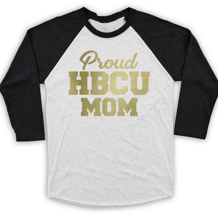 Proud HBCU Mom Graduation College Baseball Raglan Shirt