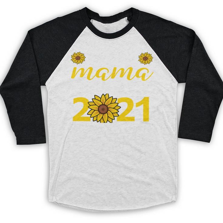 Proud Mama Of a 2021 Graduate Senior Mom 2021 Graduation Baseball Raglan Shirt