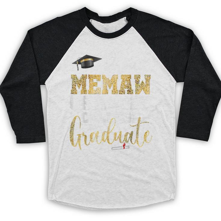 Proud Memaw Of 2026 Graduate College Graduation Baseball Raglan Shirt