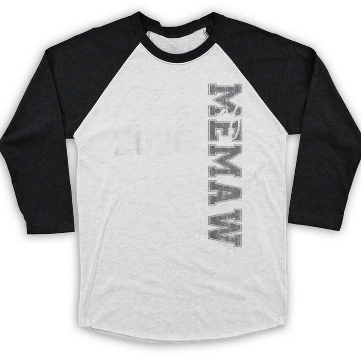 Proud Memaw Of A Class Of 2026 Graduate Senior 26 Graduation Baseball Raglan Shirt