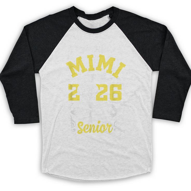 Proud Mimi Of a Band Senior 2026 Graduation Baseball Raglan Shirt