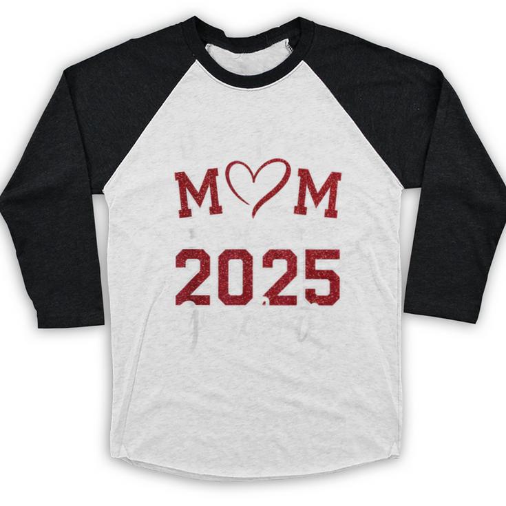 Proud Mom Of 2025 Senior Graduate Matching Family Graduation Baseball Raglan Shirt
