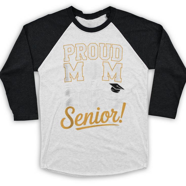 Proud Mom Of a 2026 Senior Volleyball Graduation Baseball Raglan Shirt