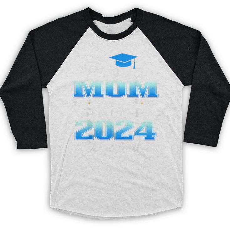 Proud Mom Of 5th Grade Graduate 2024 Elementary Graduation Baseball Raglan Shirt