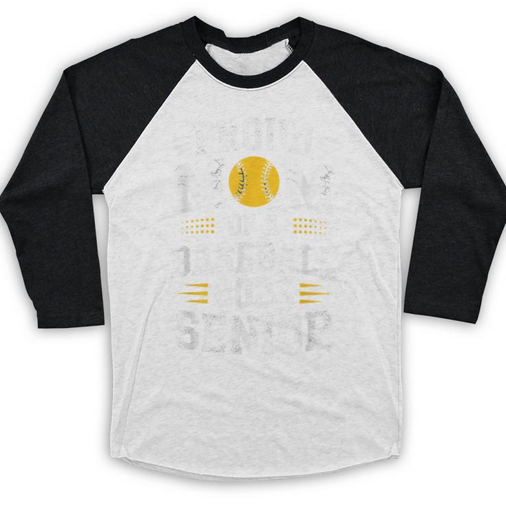 Proud Mom Of Baseball Senior 2026 Graduation Baseball Raglan Shirt