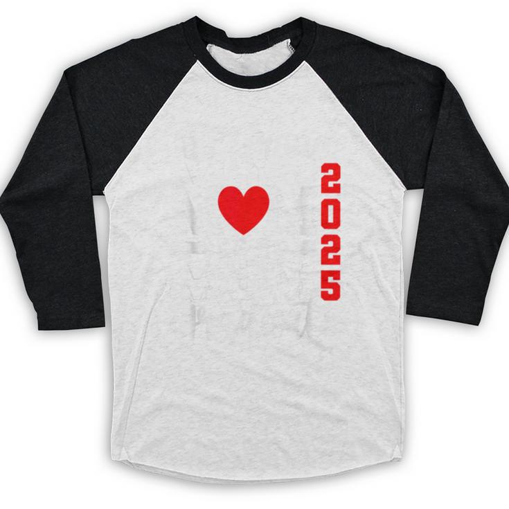 Proud Mom Of a Class Of 2025 Graduate Senior Mom Graduation Baseball Raglan Shirt